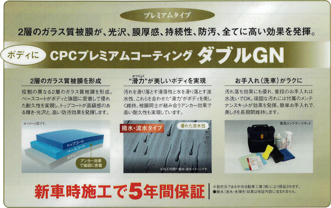 CPCプレミアムコーティング ダブルGN